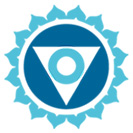 Blue chakra emblem