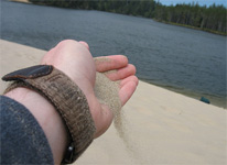 Sand in the hand